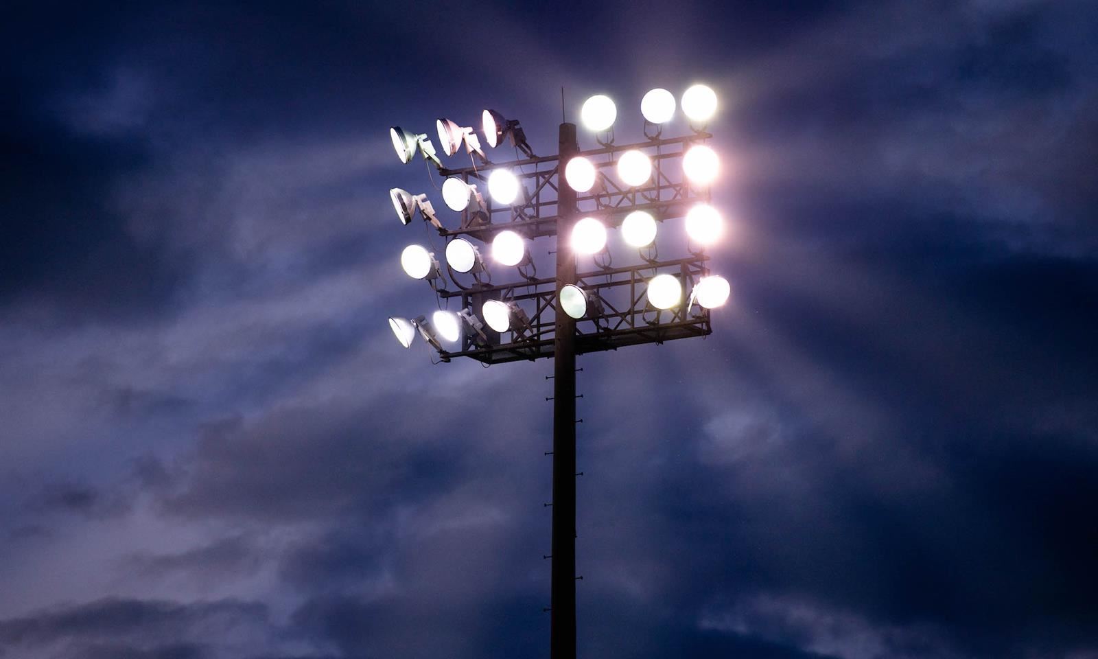 Football field lights